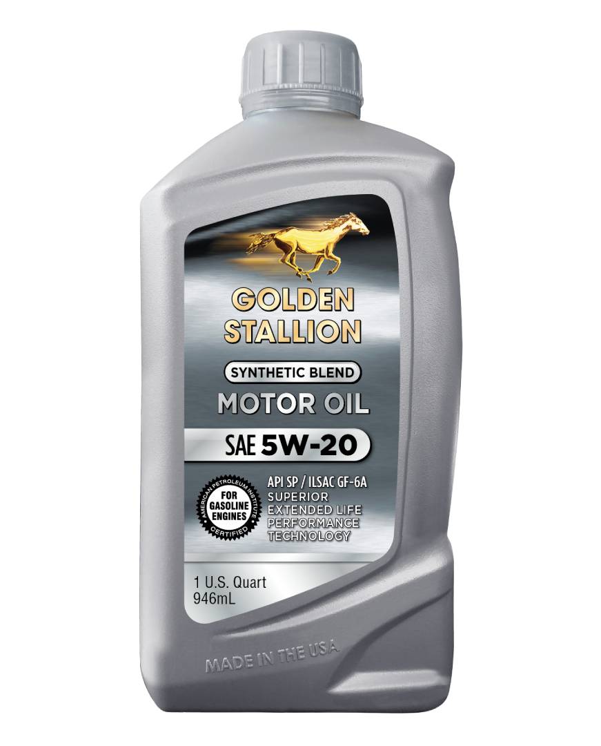 Golden Stallion Synthetic Blend SAE 5W-20 SP GF-6A Motor Oil